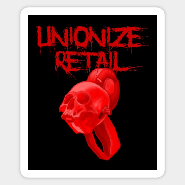 Unionize Retail Sticker by gigglelumps